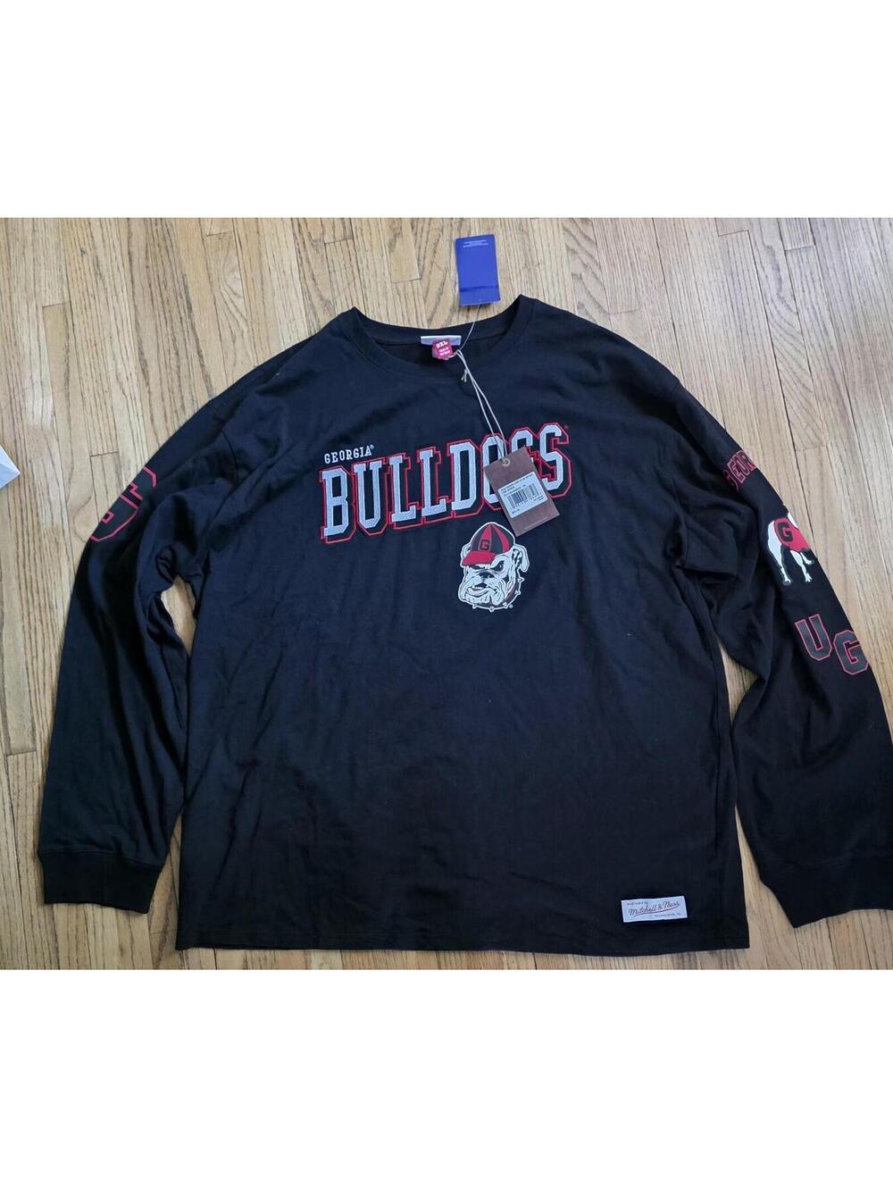 Georgia Bulldogs LS Tee Vintage Logo Size 2XL